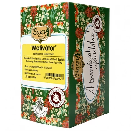 Filteres gyógytea - MOTIVÁTOR  (salaktalanító teakeverék) 25 gr