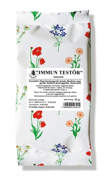 Szálas keverék gyógytea -IMMUN TESTŐR 50 gr
