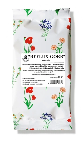 Szálas keverék gyógytea -REFLUX - GORB 50 gr